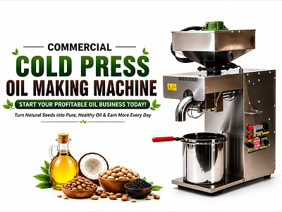 Commercial Cold Press Oil Making Machine