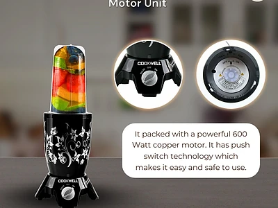 Image of Cookwell Bullet Mixer Grinder - 3