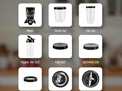 Image of Cookwell Bullet Mixer Grinder - 2