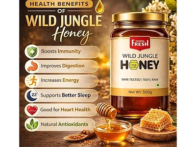 Image of Nowra Fresh Wild Jungle Honey – Nature’s Pure Gold in Every Drop - 2