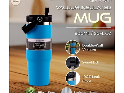 Image of Vacuum Insulated Mug 900ml - 3