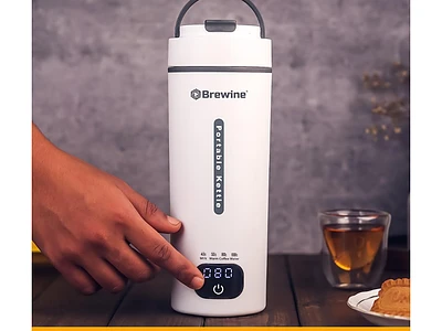 Image of Brewine Portable Electric Kettle 450ml - 2