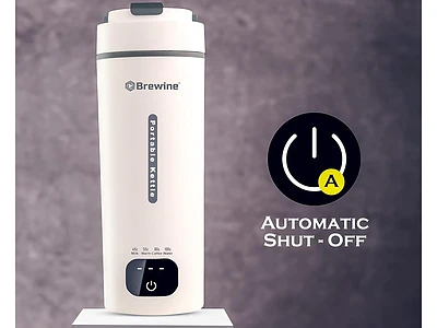 Image of Brewine Portable Electric Kettle 450ml - 5