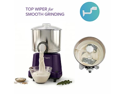 Image of SmartFingers Comfort and 3L Table Top Wet Grinder - 5
